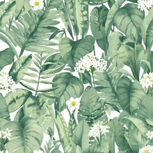 Tropische Blattpflanzen Muster Tapete, wasserfeste selbstklebende Vinylfolie, leicht ablösbar und klebbar, abnehmbare Kontaktfolie, Bohemian Palmenblatt Blumentapete, 1 Rolle - 44cm x 3/5/10m, geeignet für Heimdekoration, Tapete, Wanddekoration, Schlafzimmer, Badezimmer, Wohnzimmer, Küche, Herbstdekoration, Möbel Renovierung Aufkleber, Schrank, Regalauskleidung Dekor, Mietwohnung Studenten Dekoration, Abschluss Einweihungsgeschenk