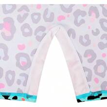 TFJH E Short Sleeve Swimsuits 50+ One Pieces Bathing Suits Zipper 2-14Y - A3 Blue Leopard - View 4