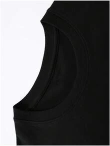Camiseta Casual de Algodón Azul Rey para Hombre - Estampado Gráfico "What It Is", Manga Corta, Estilo Veraniego, Tela Suave y Cómoda, Lavable a Máquina - Negro - Ver 3