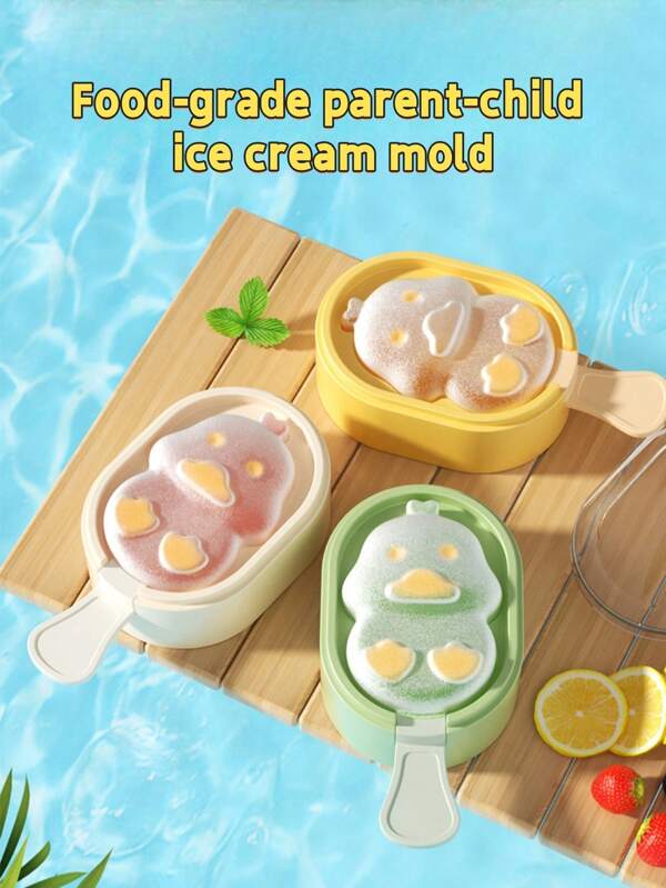 Silicone Popsicle Mold, Homemade Ice Pop, Ice Cream, Ice Cube Trays, Cheese Sticks. No Awkward Bending Or Twisting, Just Pull Up The Ice Pop Handle To Get A Complete Ice Pop, Preventing Bacteria From Contact With Hands And Growing, Cleverly Designed For Daily Practicality, Let You Enjoy The Fun Of Making Your Own Ice Pops.