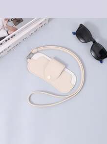 Fashionable Multifunctional Glasses Storage Bag Pressure-Resistant Portable Glasses Clip, Eye Box, Women'S Portable Glasses Protective Cover Travel Essentials Travel School Back To School School Supplies Holiday Camping Holiday Essentials Vacation Accessories Mini Summer