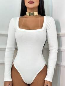 Body Isis Manga Longa Kit Com 3 Peças Moda Feminina Frio Marrom Preto Off Ribana Canelado Premium Inverno - Preto Off Marrom - Visão 7