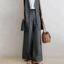 Women Two-Piece Outfits - Gris - Ver 6