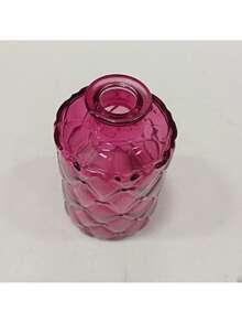DECORATIVE VASE HOME ORNAMENT HOME&CO BOTTLE GLASS 11x7x7cm PURPLE - 紫色 - 查看 3