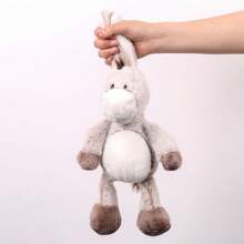 1pc Cute Cartoon Donkey Plush Doll, Random Color, Companion For Dogs To Sleep With, Allowing Dogs To Self-Exercise, Suitable For Small And Medium Breed Dog Toys