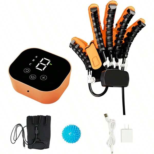 Upgraded Reliability Robotic Glove Hand Rehabilitation Equipment, Training Equipment For Hand Dysfunction Patients Suffering From Stroke Hemiplegia, Finger Orthosis For Long Term Relief Of Finger Spasm.