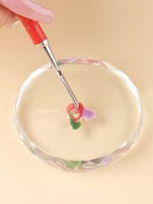 FULL BEAUTY 1个透明指甲油调色盘，美甲用品，美甲工具，美甲艺术工具，返校季，美甲，美甲贴片工具 - 無色 - 查看 6