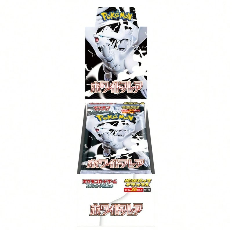 Pokemon Card Game White Flare Deluxe Booster Box (Japanese) - 4 Packs - 彩色 - 查看 1