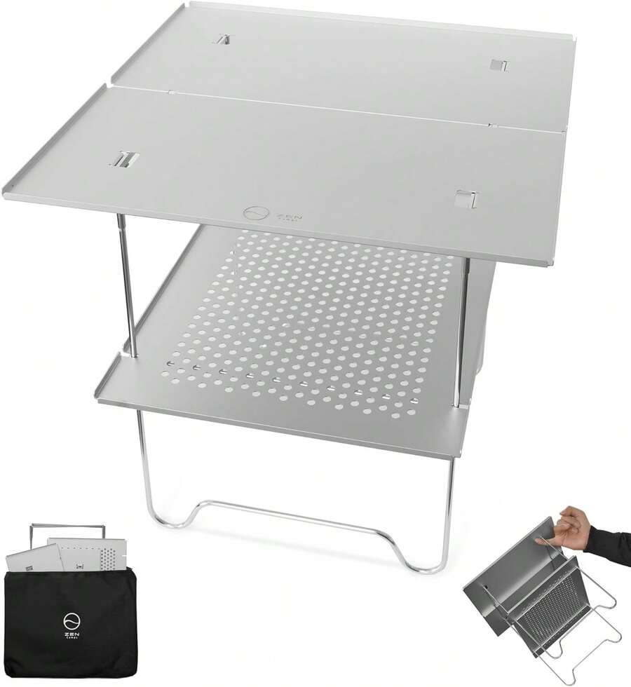 Outdoor Table - Schwarz/Schwarzes Logo (Körper) - Übersicht 1