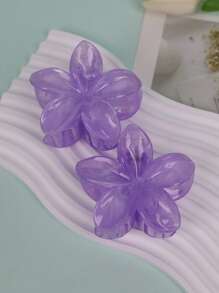 1 paquete/6 paquetes de pinzas de agarre medio Plumeria de colores claros y variados para mujer, estilo crema, elegantes, frescas, para el cabello, semiatadas, para uso diario, informales, para desplazamientos, pinzas para el cabello, pinzas para el cabello, pinzas para el cabello, pinzas para el cabello, pinzas para el cabello, pinzas para el cabello, accesorios para el cabello