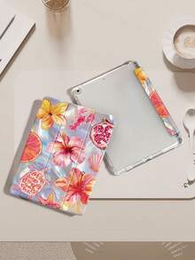 这款芙蓉海洋元素粉色背景图案平板电脑保护套，兼容 iPad (A16) 11 英寸第 11 代（2025 年款）和 iPad 7/8/9 10.2 英寸。皮革保护套兼容 Kindle Paperwhite 第 12 代（2024 年款）和三星 Tab S6 10.4 英寸。Tab A7 Lite 8.7 英寸也适用。时尚皮革保护套，是返校季、情人节和新年礼物的理想之选。 - 彩色 - 查看 4