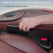 Pack Of 2 Car Seat Gap Fillers, Multifunctional Side Gap Filler For Seats, Double-Sided And Storage Design, Suitable For All Seasons,