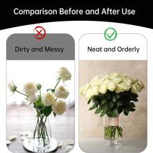2pcs Spiral Flower Stem Holder, Rotating Flower Arranging Tool, Spiral Flower Stem Support, Floral Spiral Stem Holder, DIY Wedding Bouquet Kit Spiral Flower Stem Holder, Flower Arranging Spiral Tube (Excluding Vase And Flowers)