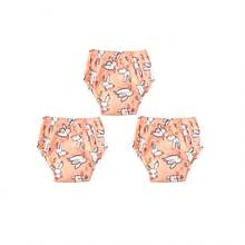 6pcs/Pack Celana Latihan Toilet Anak Lembut - Dapat Dicuci, Sepanjang Musim, Warna Campur, Untuk Latihan Toilet Bayi/Balita - MultiWarna - View 16