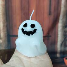1 Stück, 17 Formen Halloween Geist duftende Kerze, Heimdekoration, Feiertagsgeschenk, Badezimmer Duft