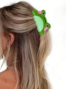 1 Stück süßer Froschkrallen-Haarklammer kreative Haargummi, einzigartiges tägliches Haaraccessoire modische Haraccessoires elegante Haarspange