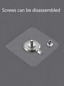 10pcs/2pcs Multi-Purpose Adhesive Hooks, [Suitable For Smooth Flat Surfaces] Can Be Used To Hang Frames, Wedding Photos, Decorative Paintings, Clocks, Calendars And Other Household Items. Bath And Kitchen Storage Rack Fixed Sticky Hooks, Non-Damaging To Walls, High Load-Bearing Back To School
