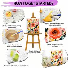 16x20 Inch Adult & Beginner Digital Oil Painting Kit - DIY Acrylic Paint Set, Unframed, Home Decor Art, Perfect Gift For Birthday, Father's Day, Christmas, Mother's Day, Valentine's Day - Redwood - View 5