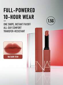 Nars Powermatte 霧面唇膏 106 Dark Star (焦糖棕) 1.5g/0.05 Oz | 霧面妝效 | 持久顯色 | 一抹上色 | 全天舒適 | 防暈染 | 高飽和度 | 奶油轉霧面質地 | 輕盈 - 106 DARK STAR - 查看 1