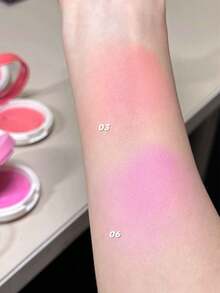 Jelly Dough Blush 06 Plum Jelly, Creamy Texture Blush, Velvet Matte Finish, Smooth & Lightweight, Long-Lasting, Smudge-Proof, Easy To Apply, Creates Healthy Glow, Suitable For Multiple Occasions, Korean Makeup, 4.2g/0.15oz - 06 PLUM JELLY - View 5