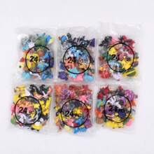 24/48 piezas Juguetes de figuras Anime Figuras de acción Modelo ornamental Decoración Juguetes coleccionables para regalo de Navidad Tamaño 2-3CM