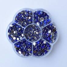 5000顆/盒 2mm 3mm 4mm 5mm 6mm 樹脂圓形平底水鑽 多色水晶寶石 非熱黏 DMC 珠飾玻璃石 3D 圖案設計配件 亮粉美甲貼紙裝飾 適用於衣服、包包、鞋子、杯子、手機殼、手工 DIY 裝飾 美甲用品 美甲珠飾 美甲寶石 美甲飾品 - 彩色 - 查看 21