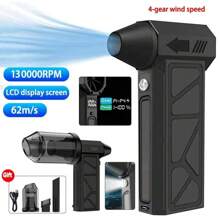 RAF Powerful Fan, Portable High-Speed Turbine Fan, Vacuum Cleaner, Suitable For Dust Removal, Snow Blowing, Powerful Fan Used In Barbecue Charcoal, Car Vacuum Cleaner, Multi-Functional Powerful Turbine Fan