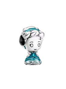 Disney Dije de carroza encantada con diamantes de laboratorio para el 100º aniversario de Disney, apto para brazaletes, joyería de plata 925 para mujeres