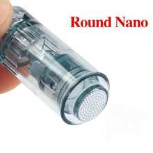 Stainless Steel Microneedling Cartridges Set For M8 – Fragrance-Free, Battery-Free (24/Nano) - 圓形奈米 - 查看 2