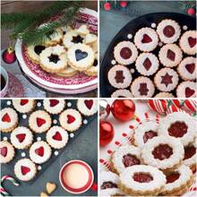 Ensemble de découpoirs à biscuits à bord ondulé, 9 pièces/set, moule à pâtisserie, outil de décoration de gâteau, pour la découpe de fondant, pain, sandwiches, gelée, fromage, fruits mous, crêpes, savon, argile d'artisanat, cadeau de cuisson DIY
