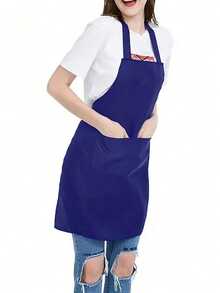 1pc Customized Apron, Gift For Dad, Father, Men, Women, Customizable Name, Logo, Chef Cooking Kitchen Apron, Personalized Waterproof Kitchen Apron, Customizable Logo, Image, Name, Chef Cooking Apron, Perfect For Father's Day, Valentine's Day, Mother's Day, Birthday, Anniversary, Graduation, Wedding And Other Occasions - Multicolor - View 13