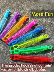 72/60/48/36/24/12pcs No Liquid Mini Bubble Wands, Bubble Party Favors (Bubble Solution Not Included), 1pc Suitable For Theme Birthdays, Christmas, Halloween, Carnival Prizes, Weddings, Great For Wedding Decor And Outdoor Games