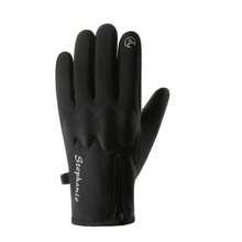 1 Paio di guanti ciclismo invernali, guanti da sci per esterni, imbottitura in pile caldi e spessi, compatibili con touchscreen, antifreddo per uso casual quotidiano, unisex