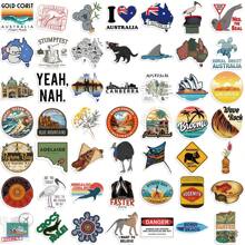 SCXXBSW SCXXBSW 50pcs Australian Stickers Creative Graffiti Stickers Office Supplies Mobile Phone Computer Stickers Highly Attractive Waterproof Cool Stickers Interesting Classic Gift Decoration Value Pack Cute Cartoon Stickers Cool Anime Stickers Handbook DIY Decoration Stickers Waterproof Mobile Phone Case Decoration Stickers