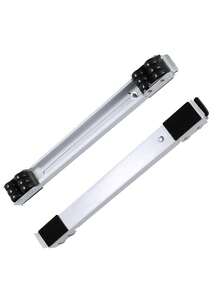两件套家具洗衣机推车金属可调节移动支架家具底座支架移动器，可伸缩电器滚轮冰箱重型，洗衣机支架轮冰箱电器推车移动洗衣机和烘干机移动底座 - 彩色 - 查看 3
