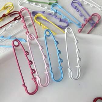 1 st./set, veiligheidsspeld broche, metalen naai-spelden, wasknijpers met 3/5 lussen voor labels, doe-het-zelf knutselen, sieraden maken, sieraden accessoires