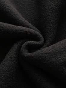 Damen süßer Weihnachts-Rentier-Muster Pullover Sweatshirt mit kariertem "Fröhliche Weihnachten" Schriftzug, lässiger Langarm Rundhals Sportswear, niedliches Weihnachtsoutfit für Damen, Herbst/Winter - Schwarz - Übersicht 4