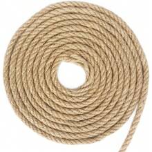 Corda di sisal da 4MM/6MM/8MM 10M per griffatori per gatti, albero per graffiare, giocattolo fai-da-te per animali domestici, protezione per mobili contro le unghie dei gatti
