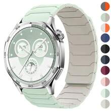 22mm 磁吸硅胶表带，兼容华为 Watch GT5 GT4 3 46mm 和 Amazfit Balance - 22mm - 查看 1