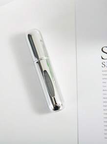 1 pieza Atomizador de perfume portátil y recargable, sin necesidad de embudo o cuentagotas. A prueba de fugas, sin atascos y sin olor. Adecuado para almacenar perfume, tónico, desmaquillante, etc. Diseño compacto perfecto para mujeres con vida activa