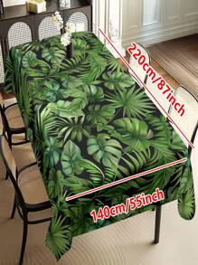 1/20pcs Tropical Leaf Tablecloth, Suitable For Decorating Picnic Or Holiday Gathering Rooms, Perfect For Picnics, Camping, Weddings, Birthdays, Buffets, Home Decor, Gifts, Picnic Tablecloths.