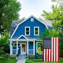 New  American Flag Garden Flag Embroidered Stars 12x18 Inch USA All Flags For Yard US Flag Dr Outdoor - Embroidered Stars - 查看 6