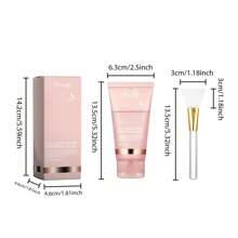 Máscara de Sono Enroladora de Colágeno da Noite, Máscara Facial de Gel Profundamente Hidratante, Máscara Facial Hidratante