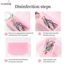LUSLUKING 1pc Portable Nail Tool Sterilizer – Uses UV-C Light To Disinfect Manicure Instruments (Clippers, Scissors, Tweezers) Without Batteries, Perfect For Salons & Travel - Multicolor - View 3