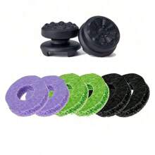 2 Packs Universal Rubber Thumb Grip Extenders For P4/PS Controllers, Reusable Joystick Keycaps With Medium & High Concave, Design For Enhanced Gaming Experience