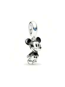 Disney Disney 100th Anniversary Enchanted Carriage Lab-Grown Rhinestone Charm Fits Bracelet Women 925 Silver Jewelry