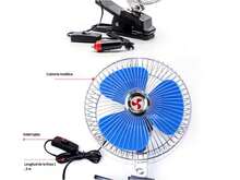 6 Ventilador Eléctrico de 8" para Vehículo – Clip Resistente, Funcionamiento Silencioso y Enfriamiento Instantáneo - Azul - Ver 7