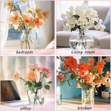 2pcs Spiral Flower Stem Holder, Rotating Flower Arranging Tool, Spiral Flower Stem Support, Floral Spiral Stem Holder, DIY Wedding Bouquet Kit Spiral Flower Stem Holder, Flower Arranging Spiral Tube (Excluding Vase And Flowers)