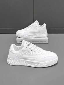 Men's Casual Shoes, Breathable Thick Sole Sneakers, High Aesthetic Value Height-Increased Shoes For Students & Teenagers, All Seasons 2000s Style Valentine's Day Ideas