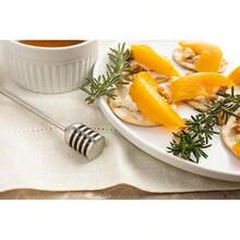Fox Run Honey Dipper C Stainless Steel Honey Stirring Stick, 6.5" - Stainless Steel Dipper - View 2